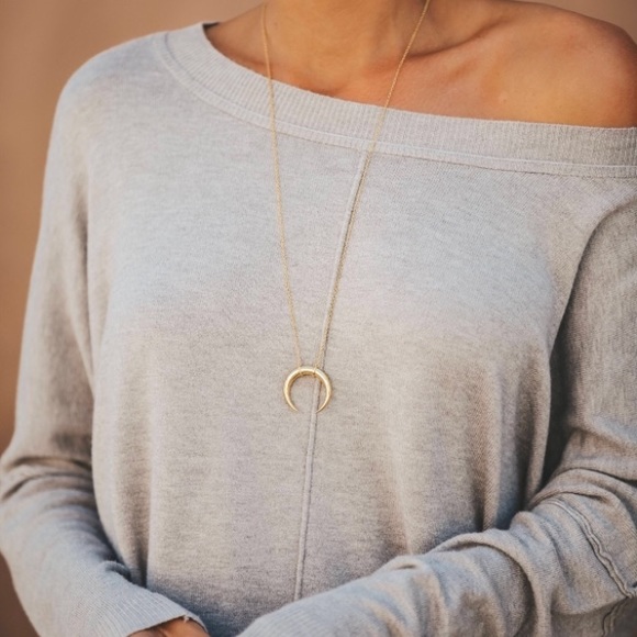 Gorjana Jewelry - Gorjana crescent necklace